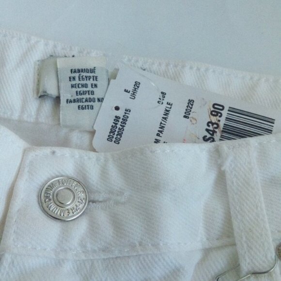 Forever 21 White Jeans Ripped Knee Women's Size 28 - Picture 11 of 16